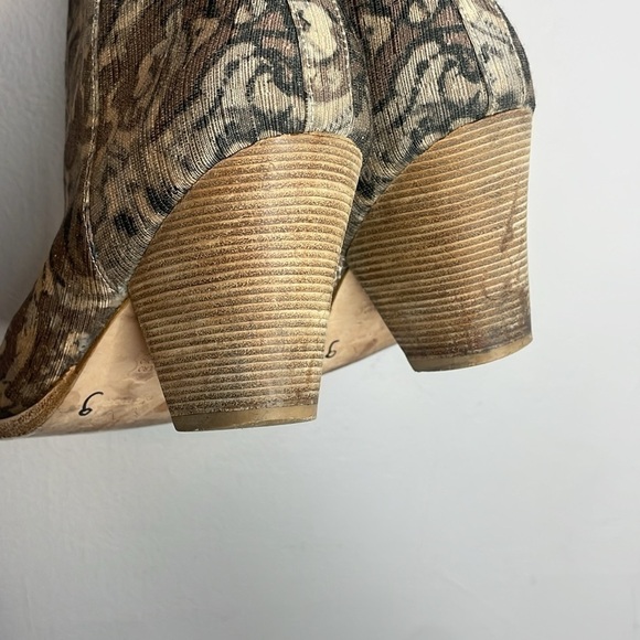 Ella Moss | Women’s Victoria Tapestry Booties Size 9.5 - Picture 6 of 8